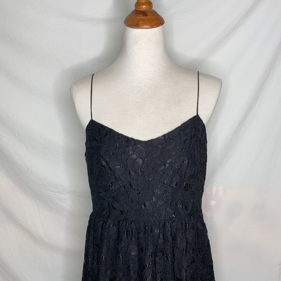 Cynthia Steffe Spaghetti Strap Lace Flare Dress - Picture 3 of 7